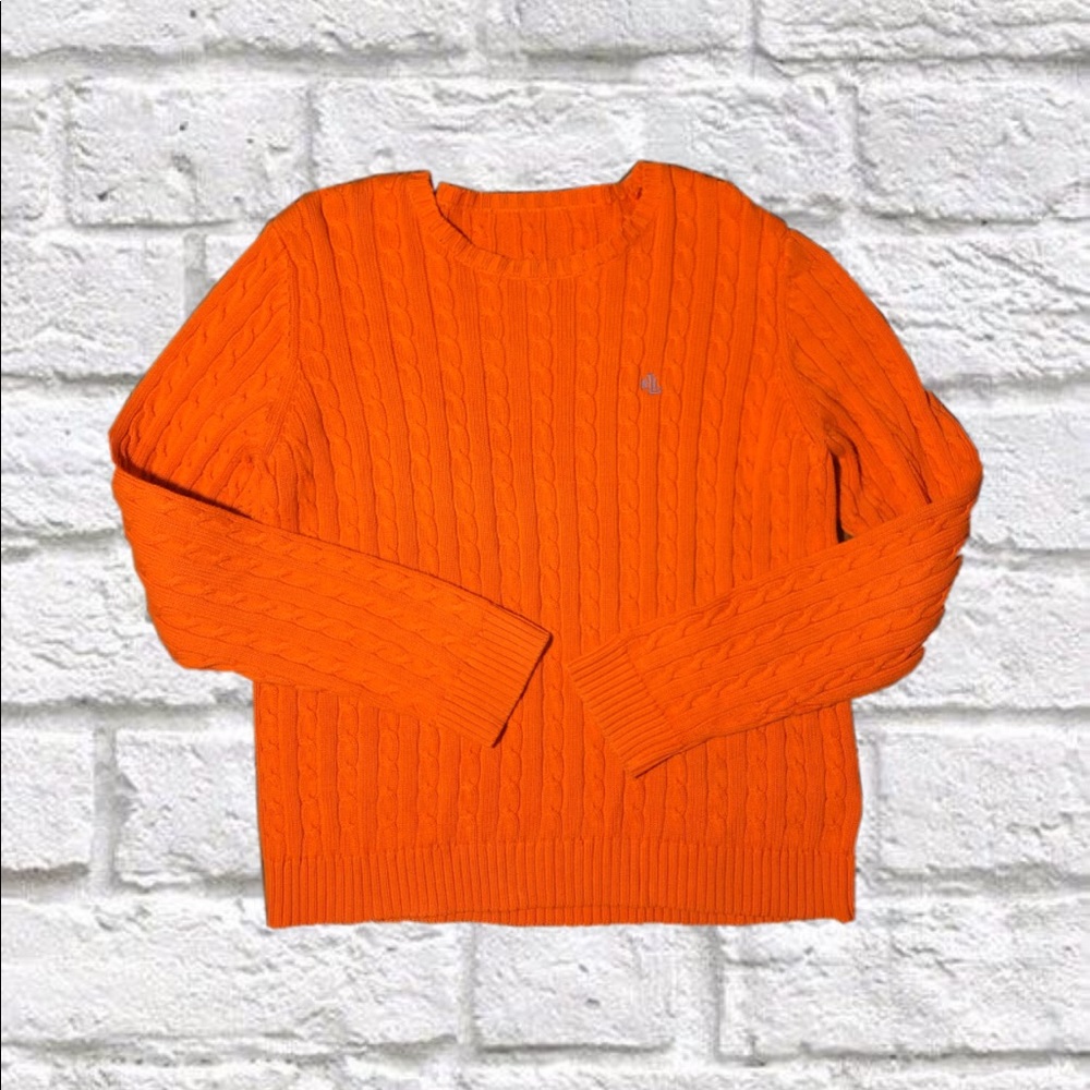ralph lauren cable-knit sweater